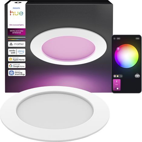 Philips Hue LED-Einbauleuchte 8721103109354 1er-Pack 0.5 W Warmweiß bis Kaltweiß (1/5)