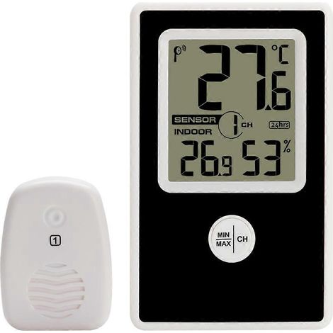 Thermomètre-hygromètre sans fil pour intérieur et extérieur, appareil de mesure de la température domestique (1/5)
