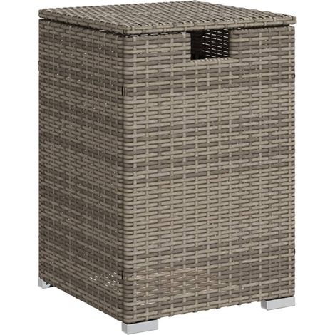 Maison Exclusive - Propan-Tank-Verstecktisch Grau 40x40x60 cm Pol