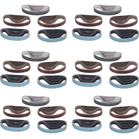 Matching of strip abrasives, 30 pieces, sharpener of knives, set of strip in paper of glass 80 120 240 400 800 1000 grit 1/2 po 12 po