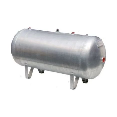 Réservoir d'air horizontal galvanisé 200 litres NUAIR (1/2)