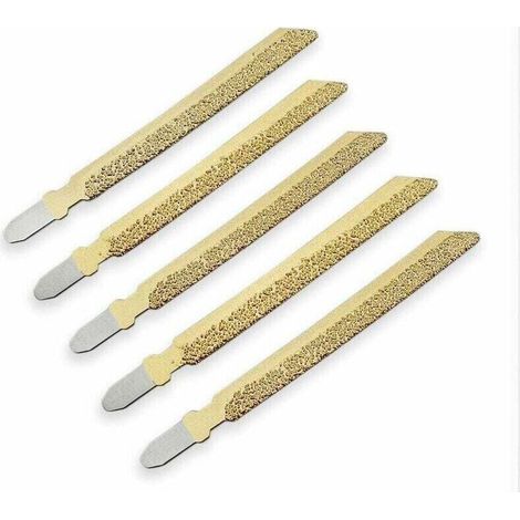 High-quality professional 100mm diamond jigsaw blades for granite, marble, ceramic, brick, and plastic 5-piece gold vacuum cutting disc set (1/4)
