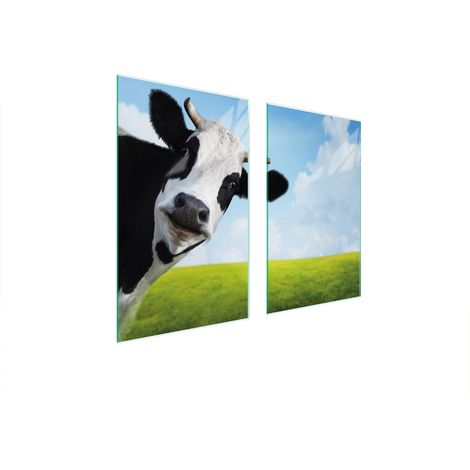 PLACA PROTECTORA DE VIDRIO PARA ESTUFA 75x52 VACA (1/5)