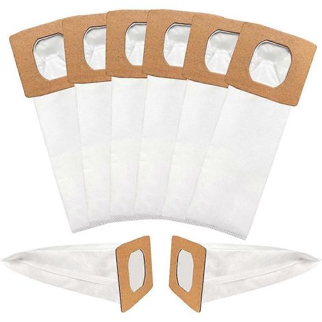 Lot de 8 sacs aspirateurs HEPA de type I compatibles avec l'aspirateur traîneau Hoover Platinum de type I, remplace la pièce AH10005 (1/5)