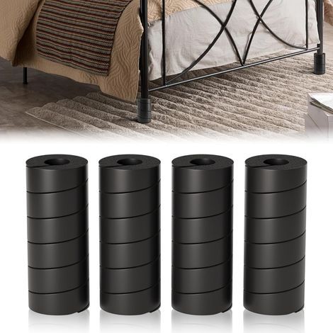 Set mit 4 Fußschonern fürs Bett, 15 cm hoch, zum Schutz der Zehen vor Stößen an Sofas, Stühlen oder Tischen (1/5)
