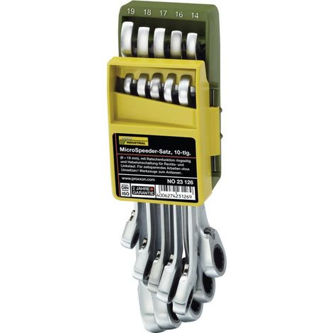 Juego de puntas PROXXON MicroSpeeder en soporte plegable, 8 - 19 mm (10 unidades) - 23126 (1/2)
