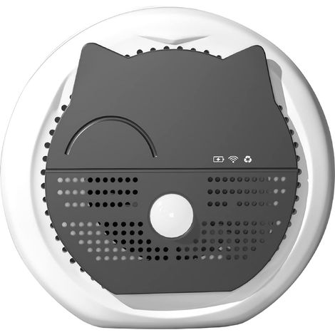 Purificateur d'air Intelligent pour Animaux et Chats Chargement USB Déodorant Intelligent pour Litière Chat Désodorisant pour Chien Mini Purificateur d'air, Facile à Installer(3600mAh) (1/5)