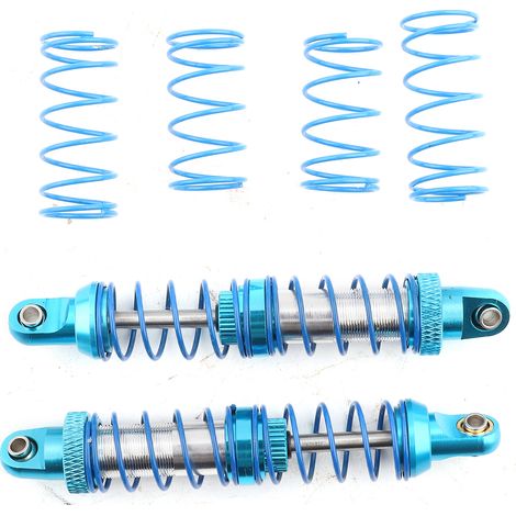 Amortisseur Métal Réglable 80mm pour Voiture RC Crawler SCX10 TRX-4 D90 Échelle 1/10, Absorbeur de Chocs Haute Performance (1/5)