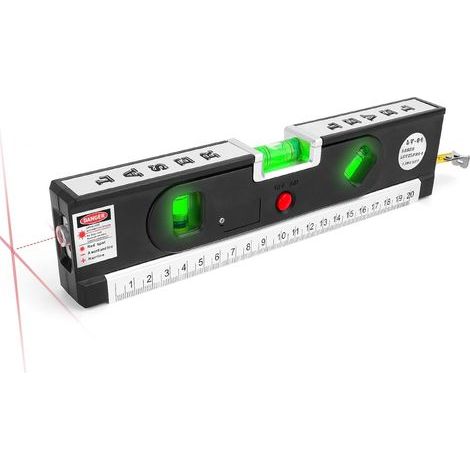 Livella laser 4 in 1, livella multifunzione, 3 modalità laser magnetiche (1/4)