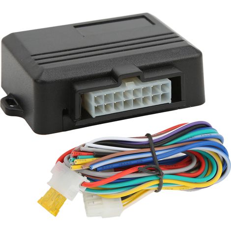 Module de lève-vitre électrique automatique 12V universel ABS noir résistant à la chaleur, adapté aux berlines quatre portes (1/5)