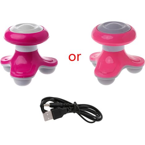 Mini masseur électrique à vibrations et ondes de massage complet du corps avec batterie USB (nouveau)-AquaForge