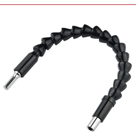3 prolunghe universali da 300 mm con albero flessibile esagonale per avvitamento, trapano, cacciavite, elettronica