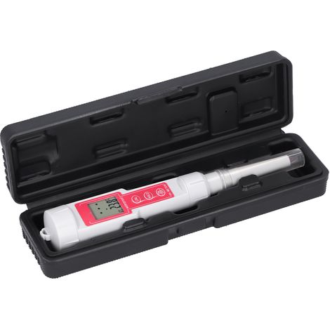 pH-mètre de sol portable + Sans marque + Modèle standard + Testeur acidity compact avec compensation température automatique pour jardin (1/5)