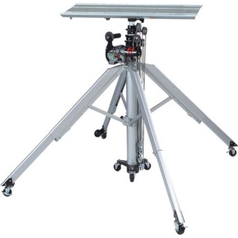 Élévateur portable électrique 90 kg – Hauteur de levage 4,9 m – Mât en acier anti-torsion – Treuil électrique avec variateur de vitesse – Kem Tech (1/5)