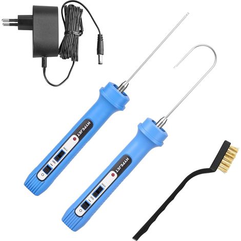 Fil Chaud Découpe Polystyrène Électrique, 100-240V 15W Découpe de Mousse de Polystyrène, Outil de Découpe à Fil Chaud pour Mousse de Polystyrène, EPS, EPP, KT Board, 10CM + Rainures (1/5)