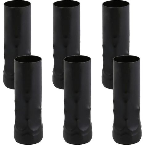 Convient pour un ensemble de 6 abat-jour en cristal pour lustre, 25 x 80 mm, noir WS5745 (1/3)