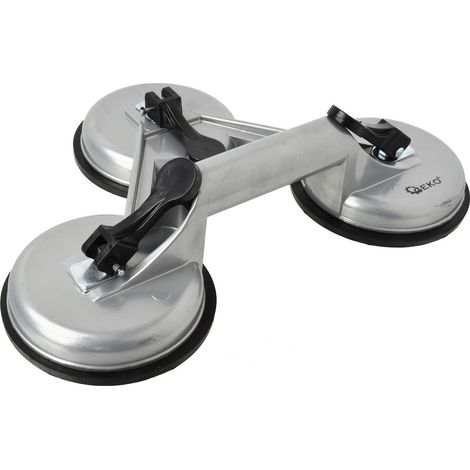 Soporte con ventosa para vidrio de 3x115 mm, aluminio (16) (1/3)