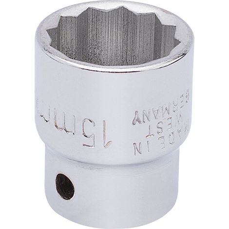 15mm 3/8 Inch Square Drive Elora Bi-Hexagon Socket (Model 25911) (1/5)