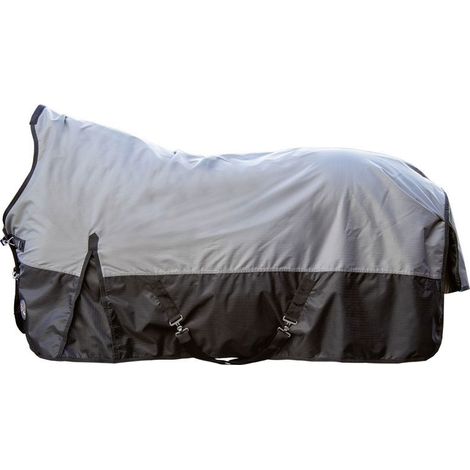Coperta paddock nuca Providence 1200D imb. 300g: 165 cm, lilla e nero