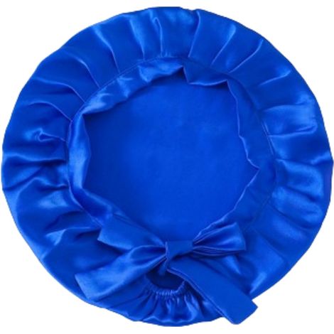 Bonnet de nuit pour cheveux longs, 100% soie de mûrier (1/5)