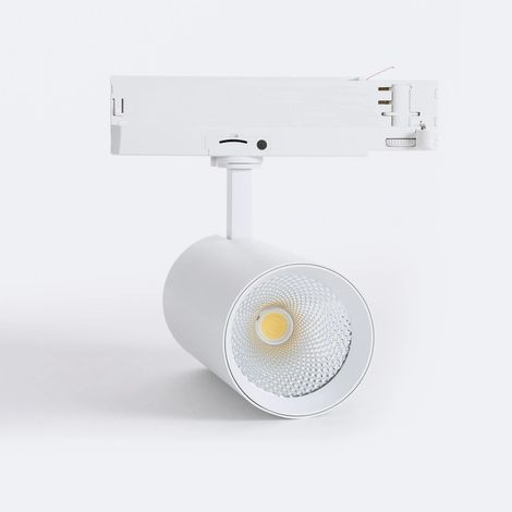 Foco Carril LED Trifásico 40W Carlo Blanco 6000K Blanco Frío (1/5)