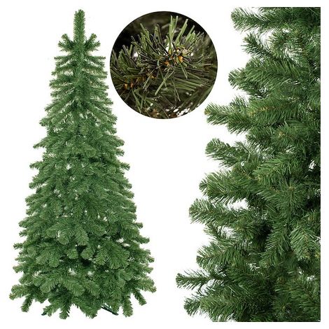 Albero di Natale artificiale premium di 120 cm, abete verde. (1/5)