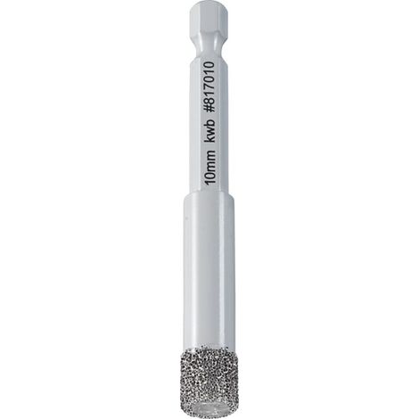 KWB Diamant-Lochsäge für Trockenschnitt, 1/4" E6.3, Ø 10 mm (1/2)