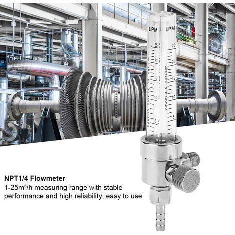 WL-12 Débitmètre à tube en cuivre NPT1/4 compteur de débit instrument de mesure outil de test (1/5)