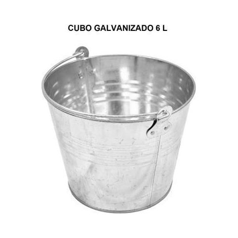 6 lts cubo chapa galvanizada economico sin abridor para enfriar botellines