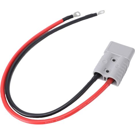 Support 175 A pour connecteur Anderson avec câble 6 AWG, joint torique, connecteur rapide de batterie, prise pour chariot élévateur, câble d'alimentation pour remorque, faisceau d'alimentation pour st