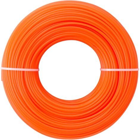100m Fil Coupe Bordures 2,4 mm Diamètre Fil pour Débroussailleuse Nylon (1/5)