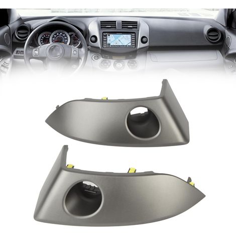Cache de ventilation du tableau de bord de climatisation centrale (paire, gauche et droite) 55412-42060-B1 Compatible avec Toyota RAV4 2006-2012 (1/5)