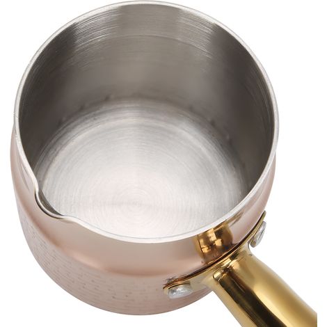 Casserole Inox Épaisse pour Fonte Chocolat Beurre, Marmite à Sauce pour Cuisine Professionnelle