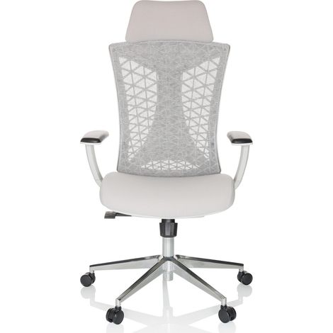 [GEBRAUCHT] Hjh Office Bürostuhl Drehstuhl Faleo W Netzstoff Stoff Grau Stuhl Möbel B-Ware (1/2)