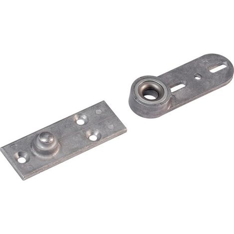 Staffa a pavimento 8550 per porte a battente, montaggio laterale H.27mm (1/2)