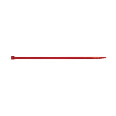 INTERCABLE 183217 ICC61602 SERRE-CÂBLE 100 MM 2.5 MM ROUGE AVEC LANGUETTE PLASTIQUE 1 PC(S)