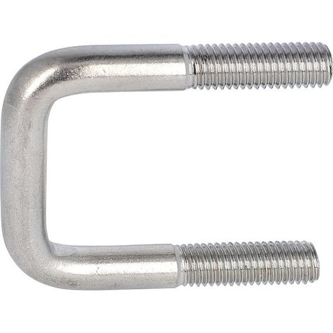 Étrier pour tube carré, sans écrous ni rondelles art. 3575 A4 A 72 tube ø 70/70 M 12 conditionnement : 10