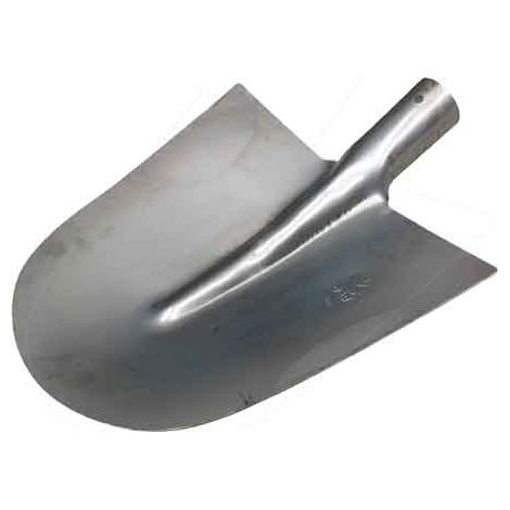 PALA PEQUEÑA DE PUNTA REDONDA SIN TALONERA N.º 2 (270x275 mm) - 0,90 kg