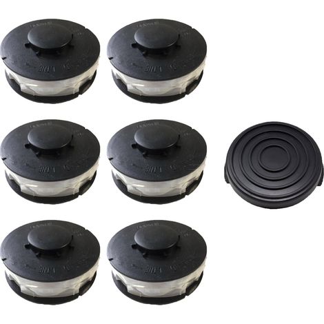 Bobines Bobine de rechange à fil double avec couvre-bobine ALDI Gardenline Tondeuse à gazon Einhell King Top Craft (1/4)