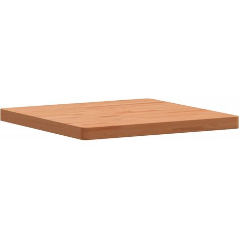 Dessus de table 60x60x4 carré bois massif de hêtre (1/5)