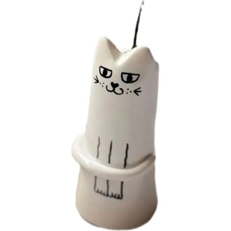 Vase en Forme de Chat, Vase à Fleurs en Forme de Chat Vase à Fleurs de Table - en résine, Vase à d’Art Moderne, à de Table, décoratif, de pièce maîtresse (1/5)