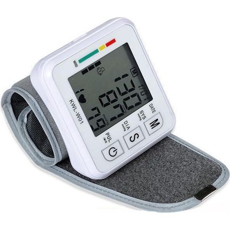 Tensiomètre de poignet, tensiomètre de poignet réglable, mesure entièrement automatique, facile à utiliser - Pour 2 utilisateurs (1/5)