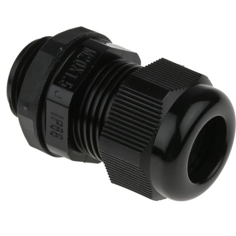 Presse-étoupe M20 en Nylon pour câble de 6mm à 12mm, avec contre-écrous, IP68 ( Prix pour Sachet de 5 ) (1/3)