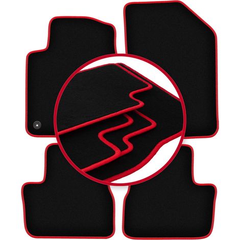 Tapis de sol CARLUX-RED pour Peugeot 208 I berline (2012-2019) (1/5)