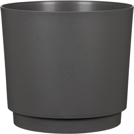 Pot de fleurs rond - DEROMA - 236 - 13 L - Ø 29 cm - Noir