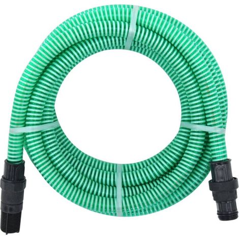 Tubo di aspirazione FIMEI con raccordi in PVC, 10 m, 22 mm, colore verde-Crezuo