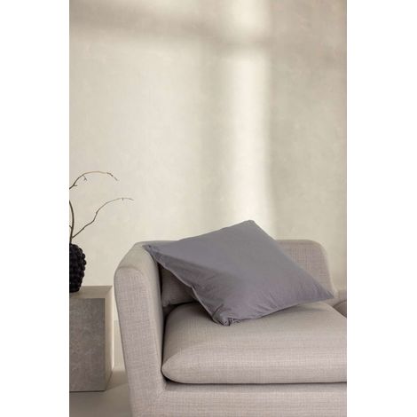 Ronja taie d'oreiller 60x60cm gris. (1/3)