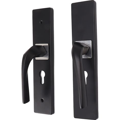 Serrure de poignée de porte avec noyau de serrure composite. Serrure de poignée de porte universelle pour chambre. (1/5)