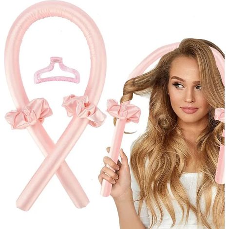 Bandeau à boucles sans chaleur, bigoudis sans onde de chaleur, outils de coiffure pour cheveux longs et moyens (1/5)