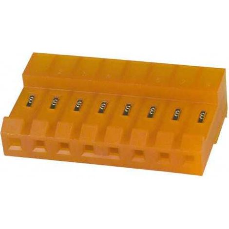 Connettore MTA 156 Femmina 8 Vie Arancione per cavo AWG 18